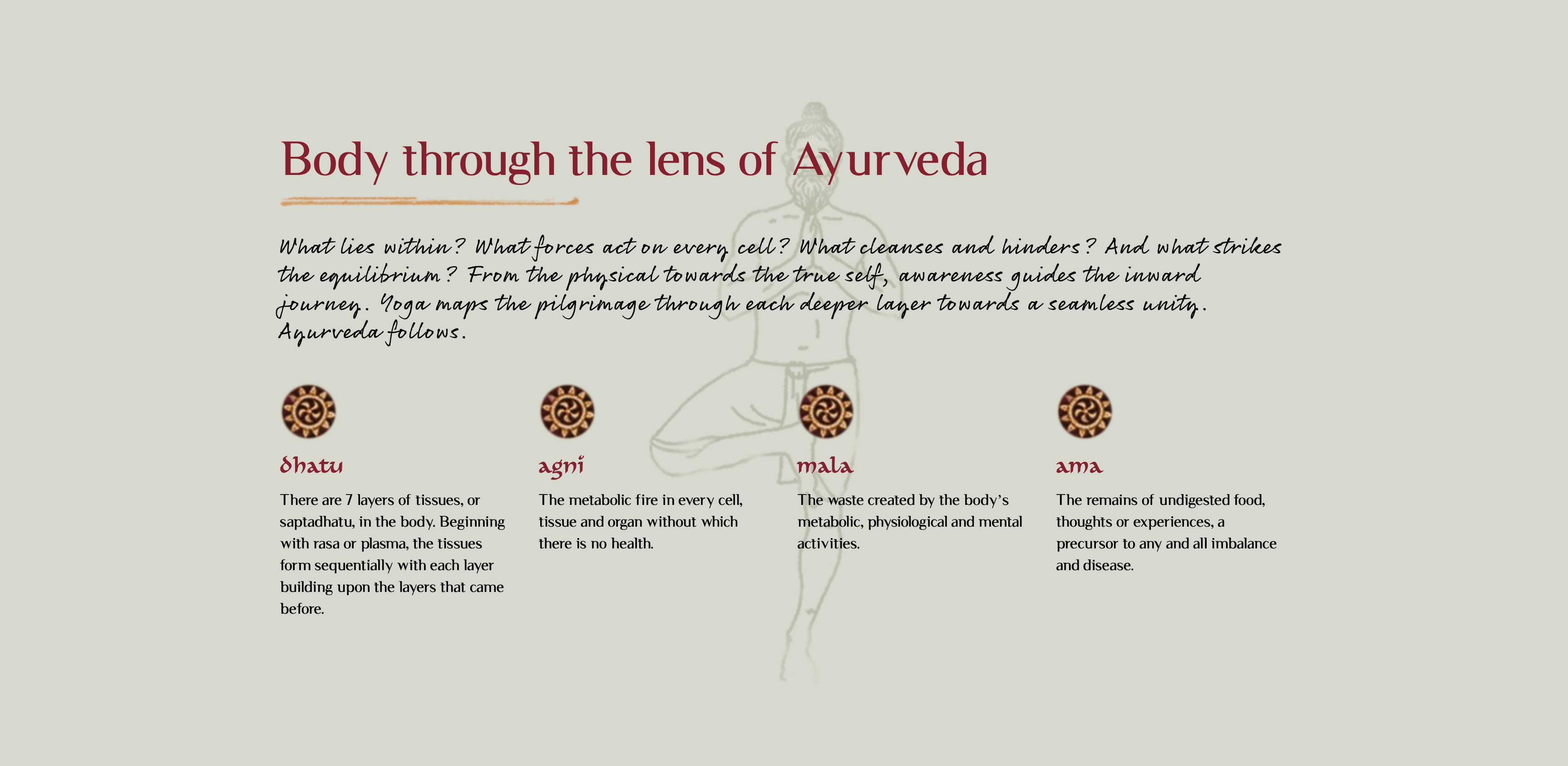 Body through the lens of Ayurveda